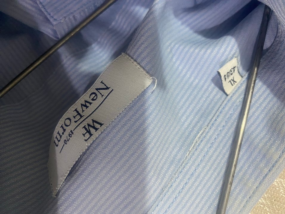 Mavi Düğmeli Erkek Gömlek - Görsel 3