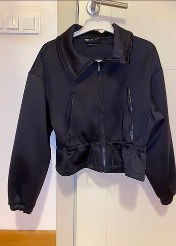 Zara Scuba Fermuarlı Kadın Ceket