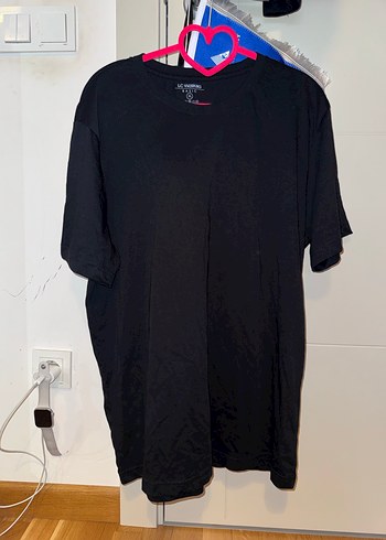 Siyah Erkek Oversize Tişört