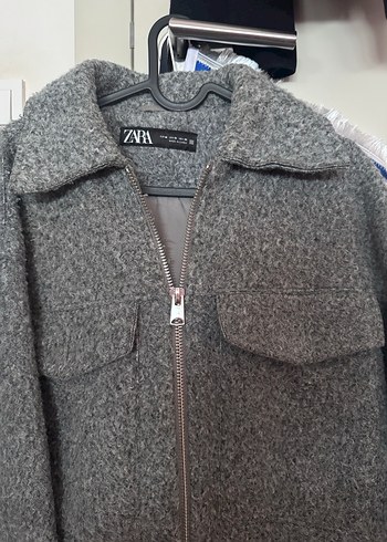 m Beden Zara gri ceket