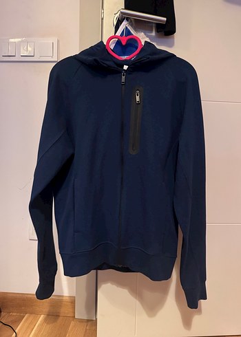 s Beden lacivert Renk Erkek Lacivert Fermuarlı Sweatshirt