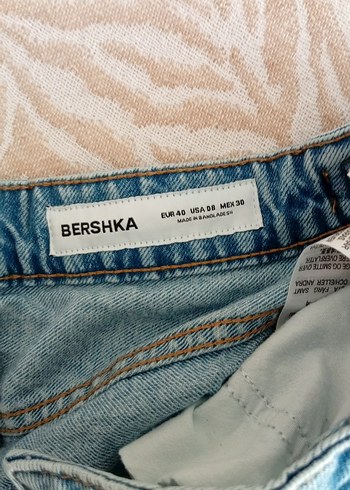 l Beden Kadın Açık Mavi Bol Kesim Kot Pantolon