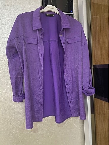 Mor gömlek - Görsel 5