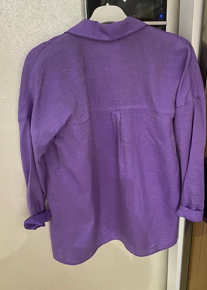 Mor gömlek - Görsel 4