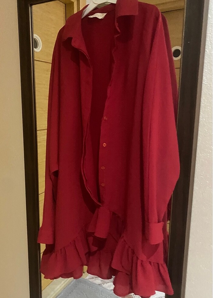Kırmızı tunik - Görsel 3