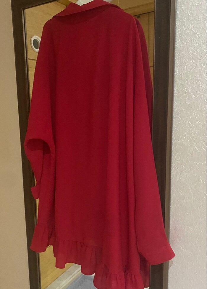 Kırmızı tunik - Görsel 4