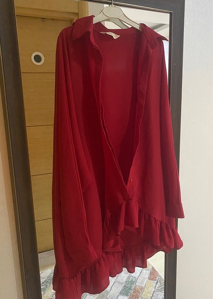 Kırmızı tunik - Görsel 2