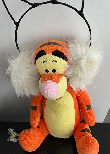 Beyaz Tüylü Kedi Kulaklı Taç - Görsel 3