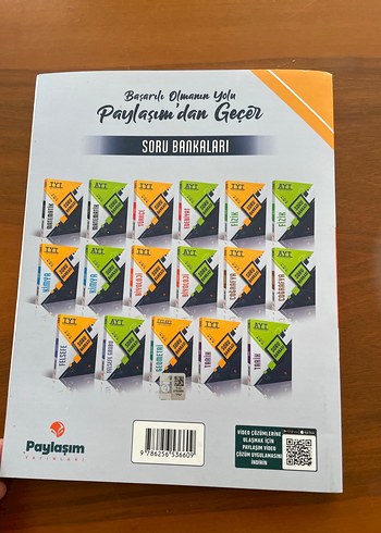 TYT Biyoloji Soru Bankası - Paylaşım Yayınları - Görsel 2