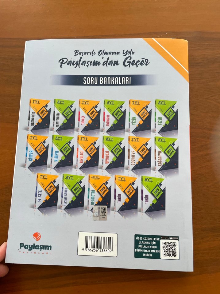 TYT Biyoloji Soru Bankası - Paylaşım Yayınları - Görsel 2