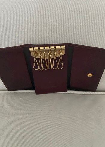 Kahverengi Deri Anahtarlık - Görsel 3