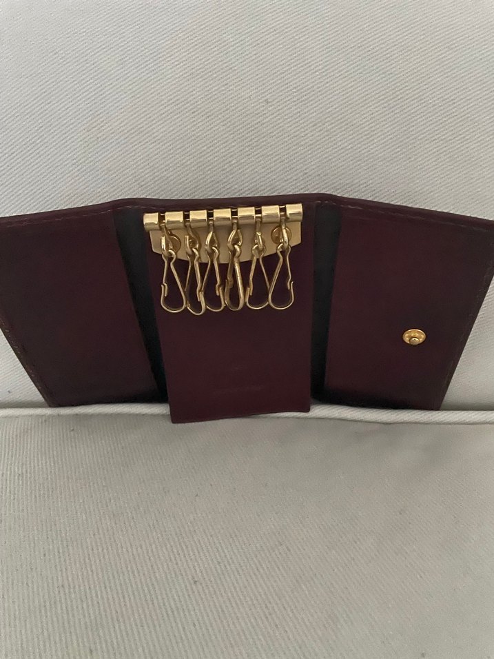 Kahverengi Deri Anahtarlık - Görsel 3