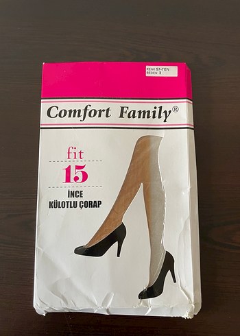 Comfort Family İnce Külotlu Çorap Ten Rengi - Görsel 2