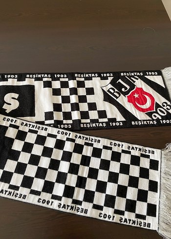Beşiktaş Uzun Desenli Erkek Atkı - Görsel 2