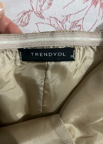 Düğmeli Straplez Bej Kadın Büstiyer - Görsel 2