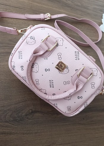 Beden Pembe Baskılı Kadın Omuz Hello Kitty Çantası