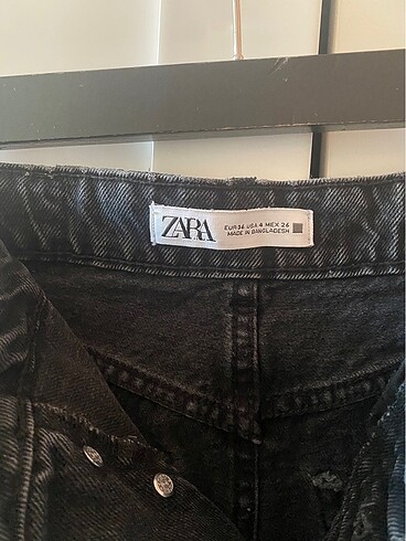 36 Beden Zara mom jean şort