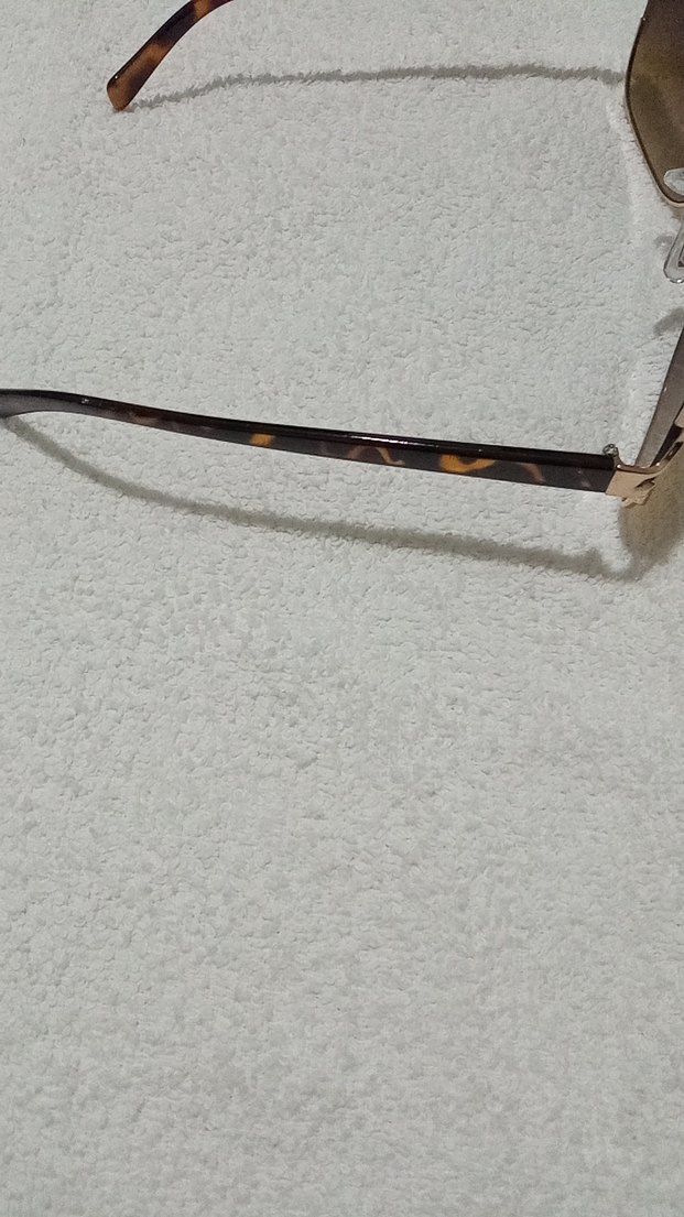 Bej Parlak Transparan Kadın Gözlüğü - Görsel 2