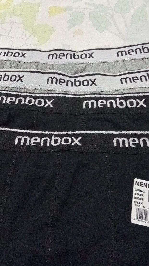 Erkek Siyah Slim Fit Midi Boxer - Görsel 3