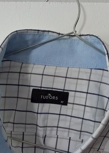 Erkek Gri Kısa Kollu Kareli Gömlek - Görsel 2