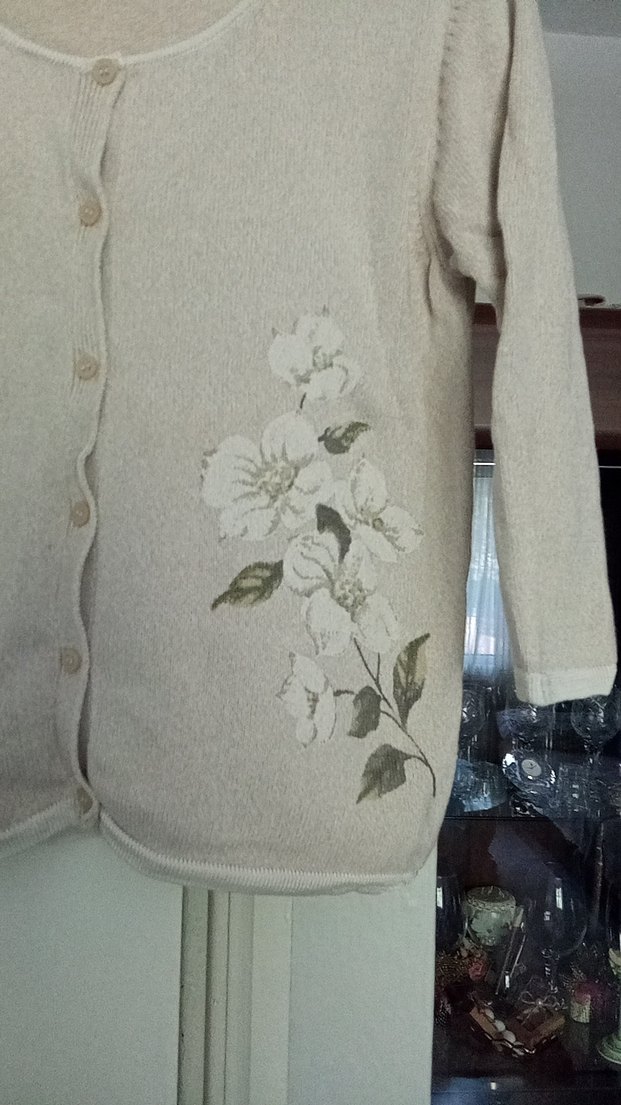 Bej Düğmeli Midi Kadın Hırka - Görsel 2