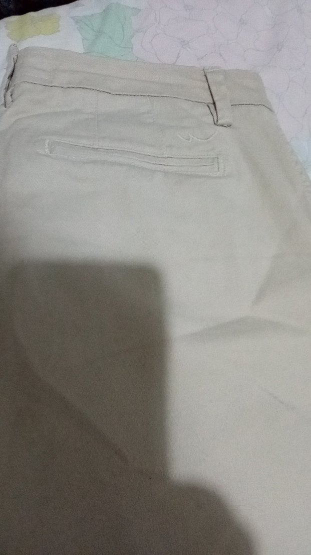 Bej Kadın Pamuk Kumaş Pantolon - Görsel 4