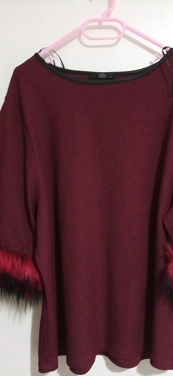l Beden bordo Renk Mevsimlik buluz