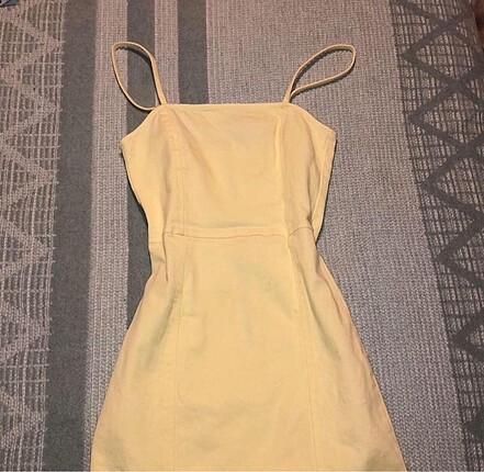H&M sarı elbise