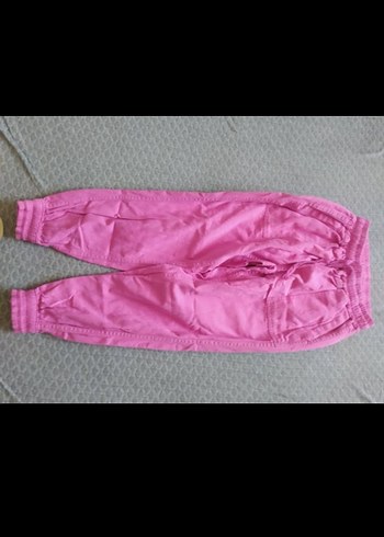 Pembe Keten Kadın Pantolon