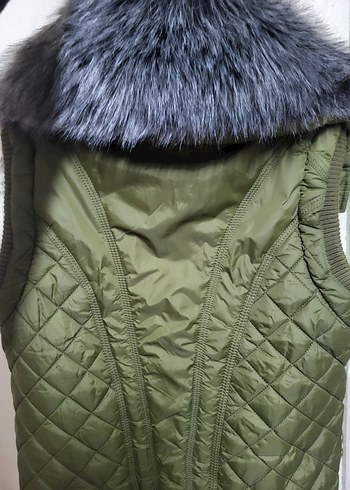 MUDO Kürklü ŞİŞME Yelek - Görsel 2