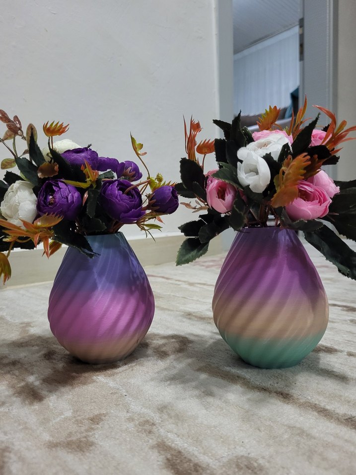 VAZO 3D DEKORATİF VAZO - Görsel 2