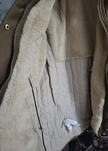 MANGO KÜRKLÜ MONT - Görsel 3