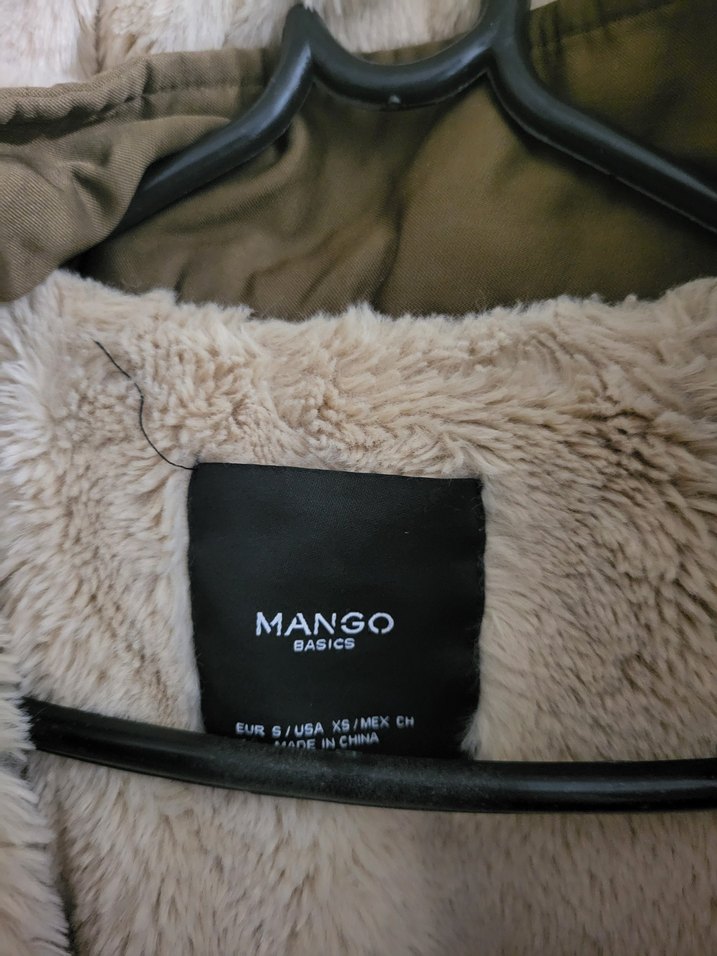 MANGO KÜRKLÜ MONT - Görsel 2