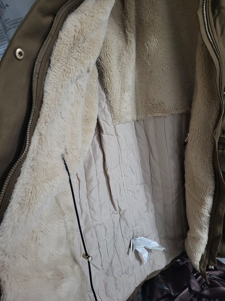 MANGO KÜRKLÜ MONT - Görsel 3