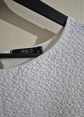 Beyaz Bohem Uzun Kollu Midi Elbise Tunik - Görsel 4