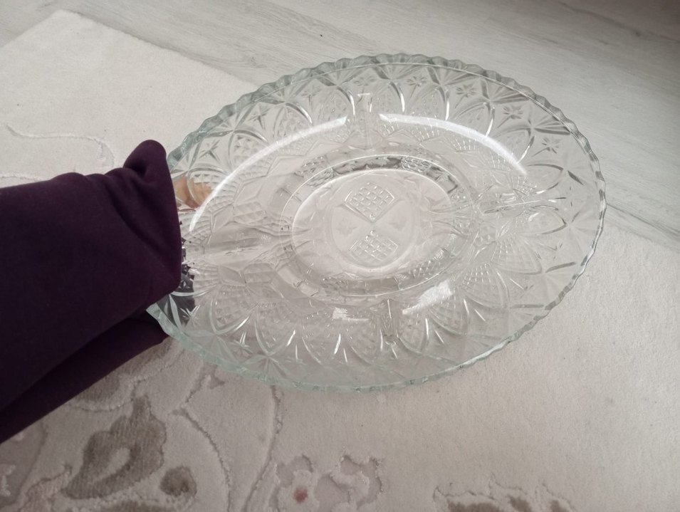 Rayan Gri Kristal Desenli Sepet - Görsel 3