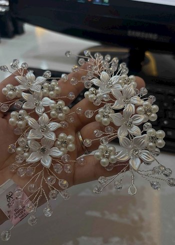 ikili gelin saç aksesuarı - Görsel 2