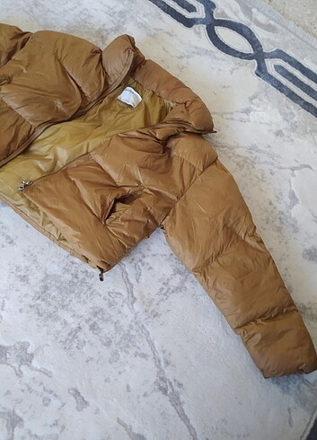 s Beden Orijinal Bershka S beden kahverengi mont 