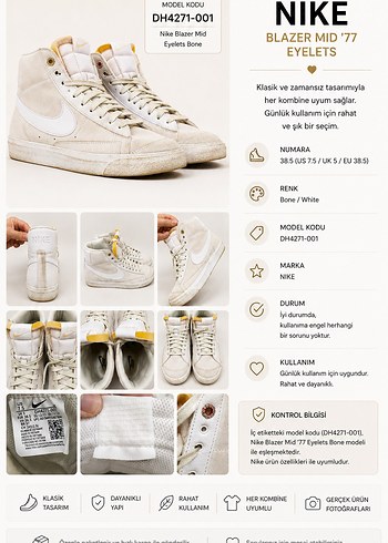 Nike Blazer Mid 77 Eyelets