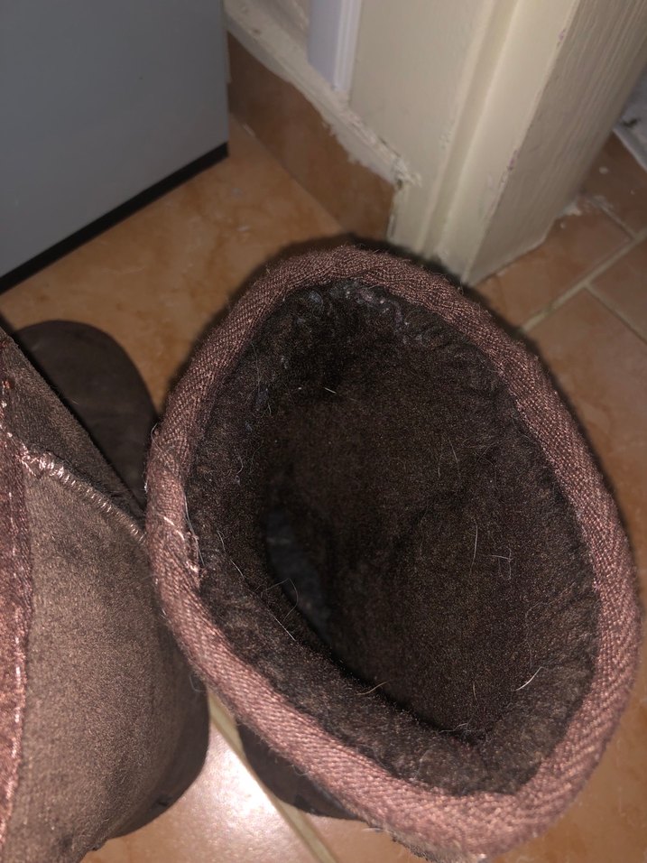 Orjinal Ugg BOT Kahverengi Süet Kadın Bot Wedge Topuklu - Görsel 3