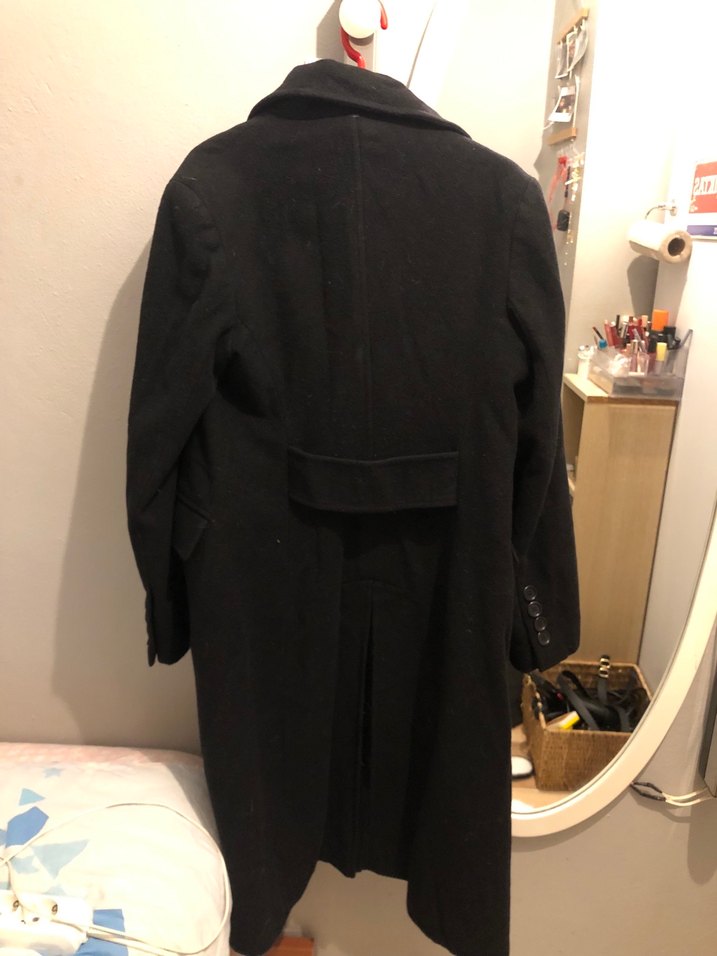 Siyah Klasik Kesim Kaban - Görsel 5