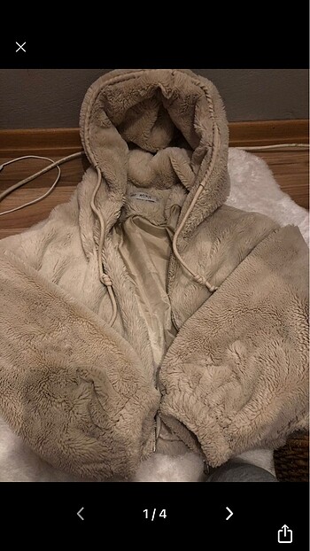 Bershka Kürk Peluş Mont