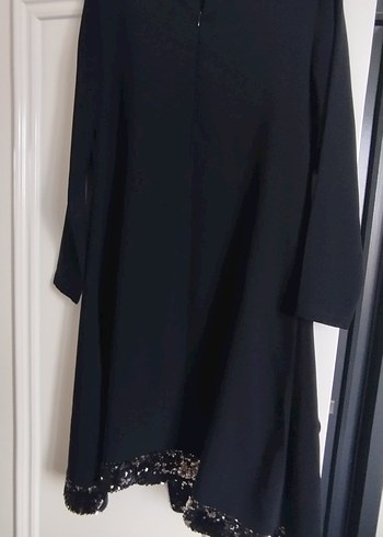 Siyah, tunik şık giyim - Görsel 2