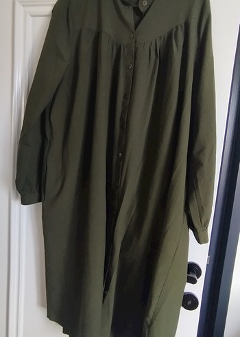 Haki Uzun Kollu Hamile Tunik - Görsel 2