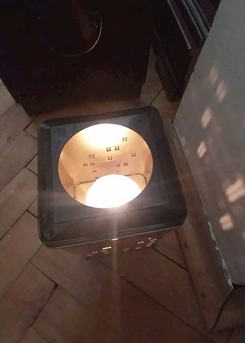 Beden siyah Renk Işıklandırmalı Siyah Dekoratif Kutu