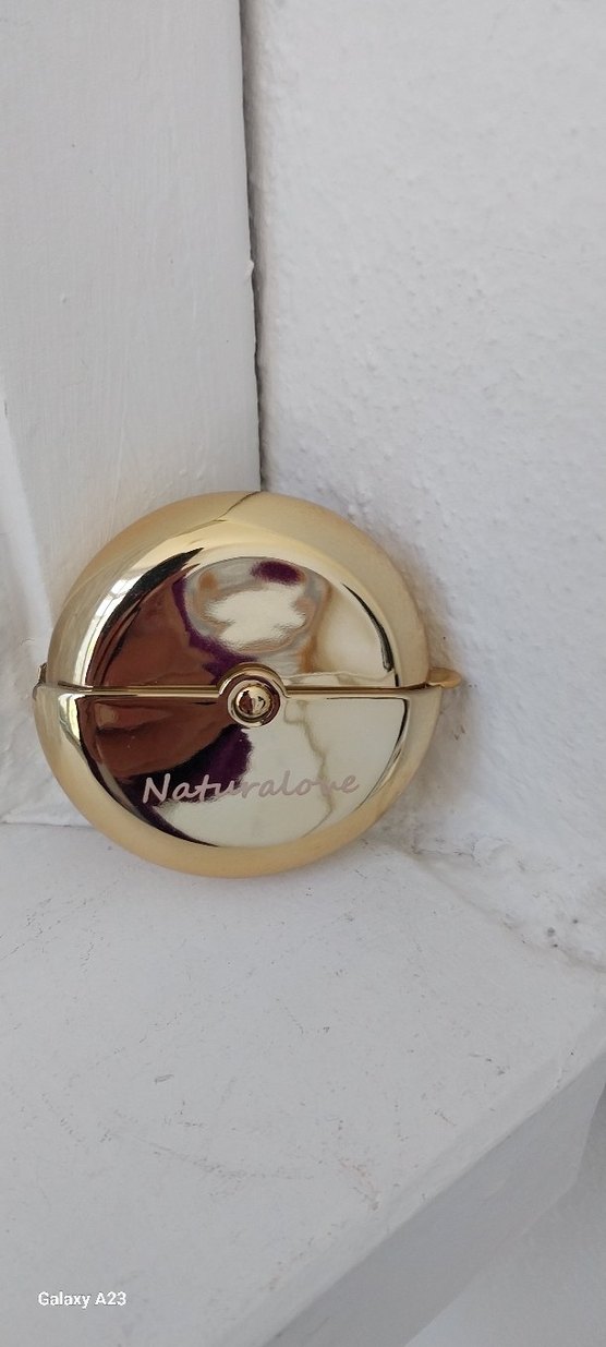 Parlak Altın Makyaj Fırçası - Görsel 5