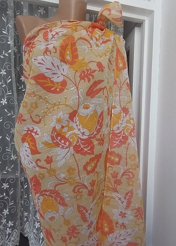 Bohem Çok Renkli Uzun Pareo - Görsel 6