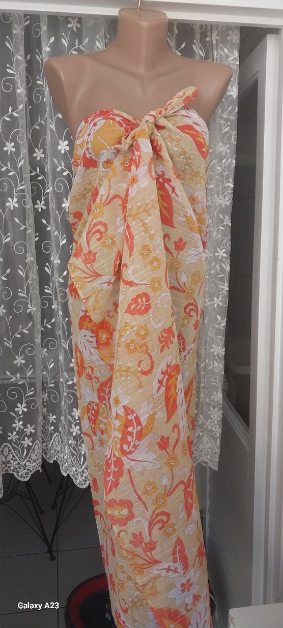 Bohem Çok Renkli Uzun Pareo - Görsel 3