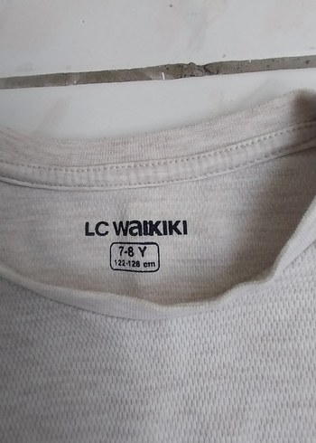 7 Yaş Beden kahverengi Renk Erkek Çocuk Gri Baskılı Uzun Kollu Pijama Takımı