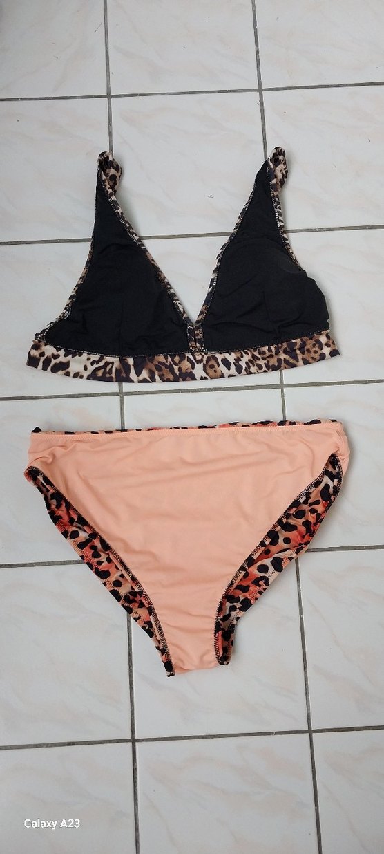 Leopar Desenli Mini Bikini Takımı - Görsel 3